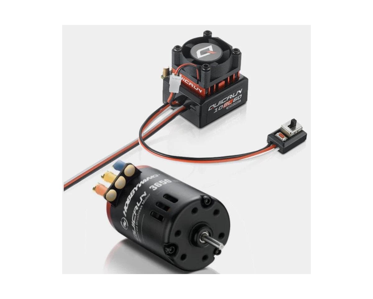 Hobbywing QuicRun 10BL60 G2 ESC and 3650 G2 25.5T motor combo 38030206