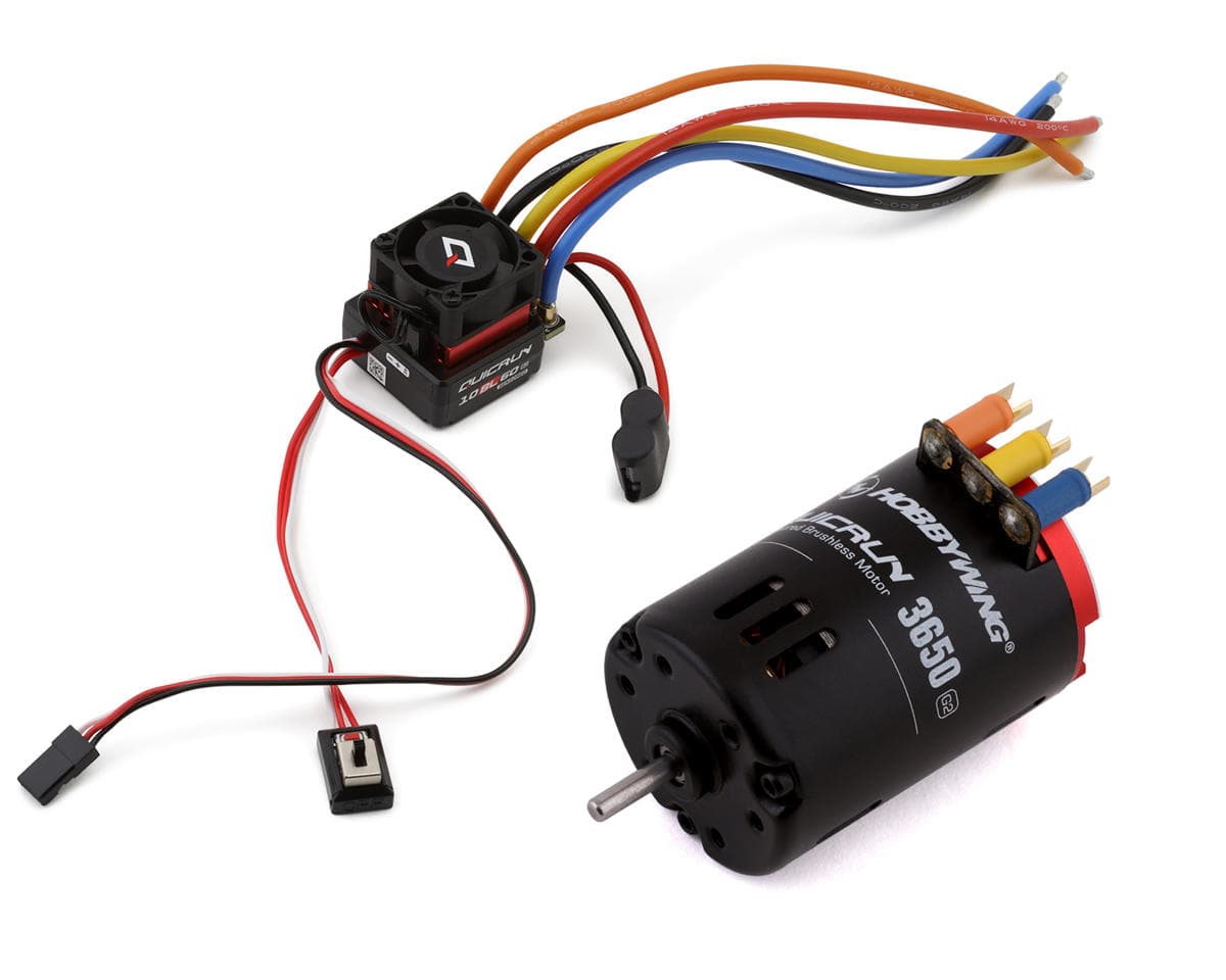 Hobbywing QuicRun 10BL60 G2 ESC and 3650 G2 17.5T motor combo 30803202