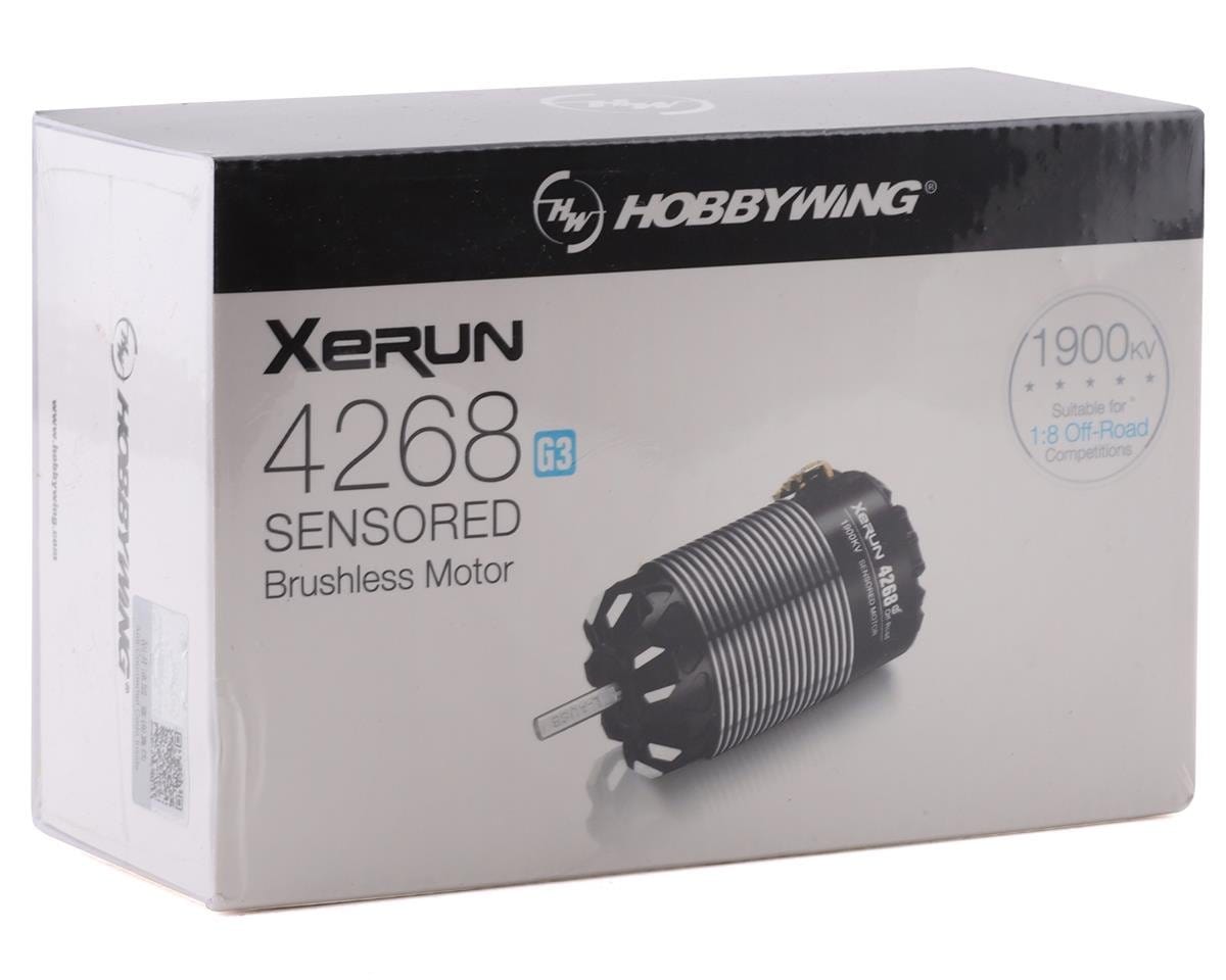 Hobbywing Xerun 4268SD G3 1/8 Scale Sensored Brushless Motor - 1900kV [30401906] - Hobbytech Toys