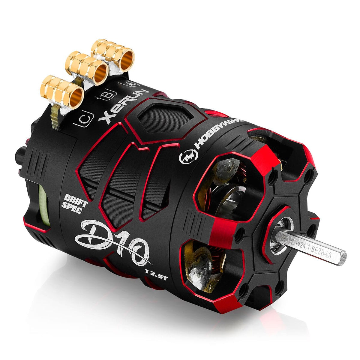 Hobbywing Xerun D10 13.5T Red drift sensored brushless motor