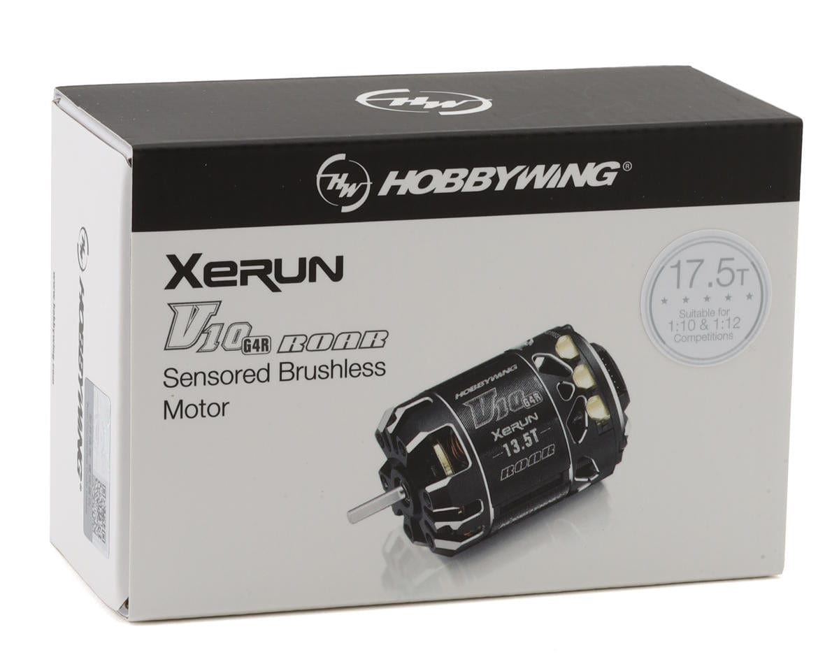 Hobbywing Xerun V10 G4R Competition Stock Brushless Motor 17.5T (ROAR) [30401745] - Hobbytech Toys