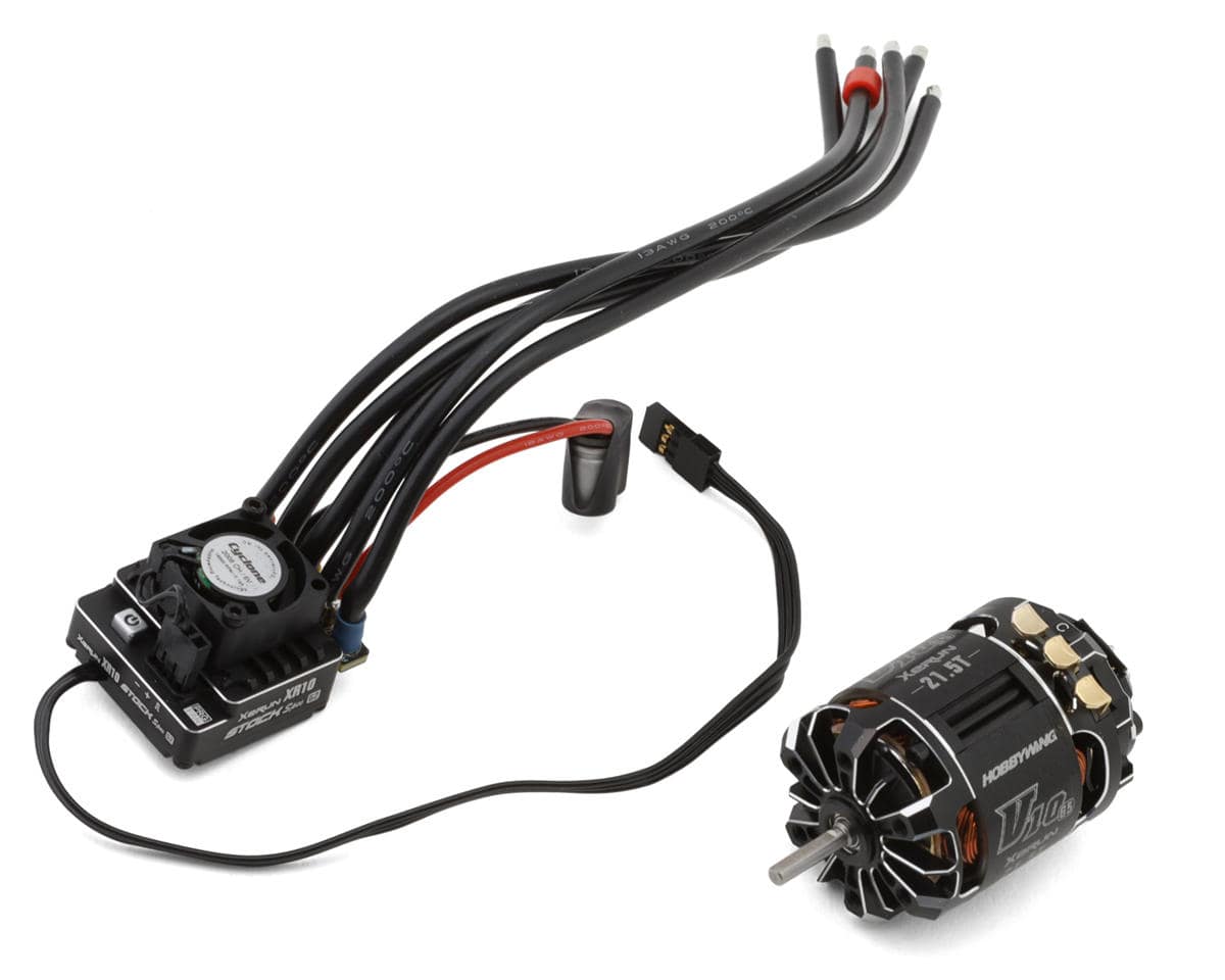 Hobbywing Xerun XR10 Stock Spec G2 and V10 G5 Torque 21.5T combo 30112405