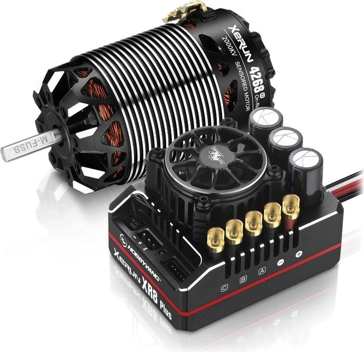 Hobbywing Xerun XR8 Plus G2S ESC and 4268SD G3 2000kV on-road motor combo