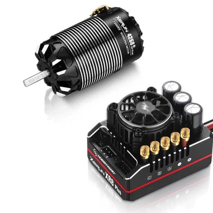 Hobbywing XR8 Plus Combo G2S - 4268 G3 2200KV Off Road - Hobbytech Toys