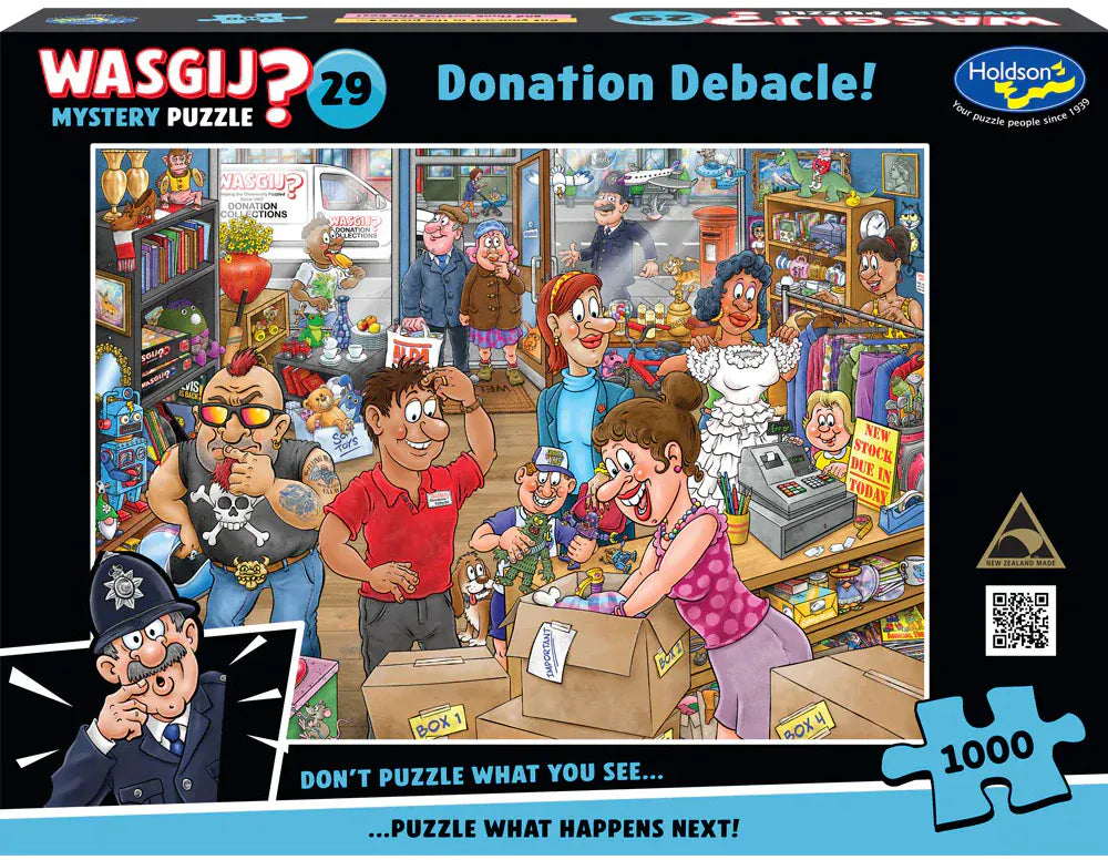 Holdson WASGIJ Mystery 29 Donation Debacle 1000pc Puzzle