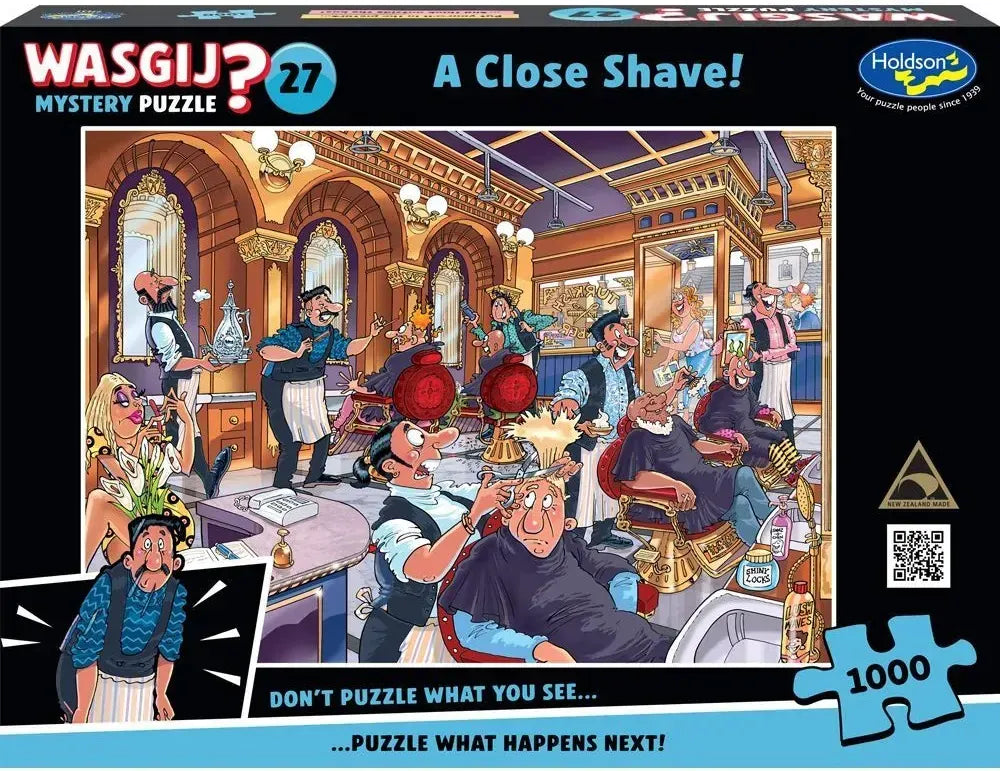 Holdson Wasgij? Mystery Puzzle 27 Close Shave Jigsaw 1000pc Puzzle