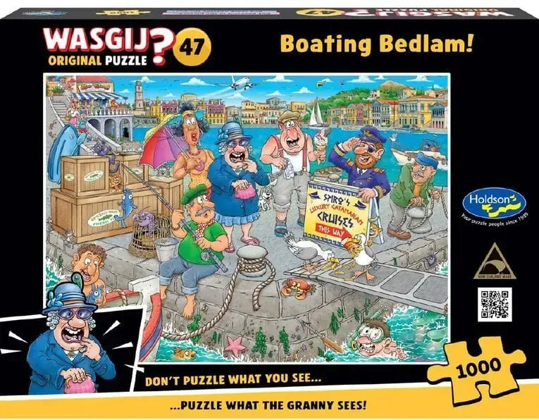 Holdson Wasgij Original 47 Boating Bedlam 1000pc Puzzle