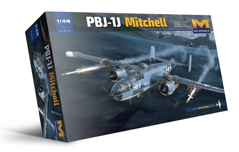 Hong Kong Models 1/48 B - 25 PBJ1 Plastic Model Kit - Hobbytech Toys