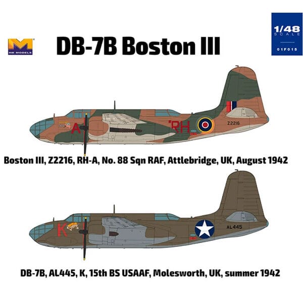 Hong Kong Models 1/48 DB-7B Boston III Plastic Model Kit