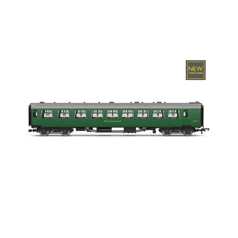 Hornby OO Scale BR - Kitchen and Buttery Car & Composite Restaurant - 7834 Jolly Tar - Coach Pack [R40471]