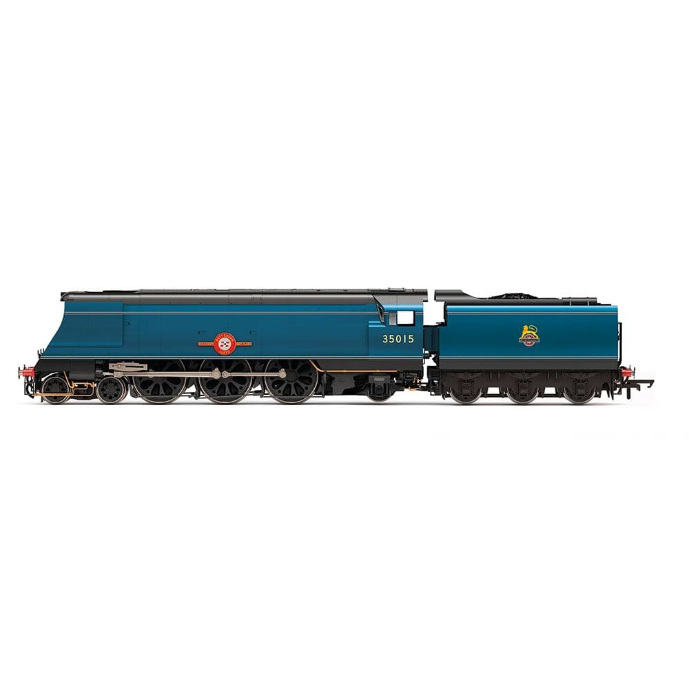 Hornby OO Scale BR - Merchant Navy Class - 35013 Blue Funnel Certum Pete Finem Steam Locomotive [R30401]