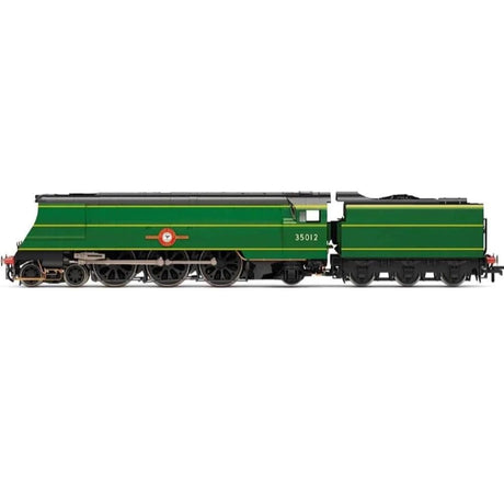 Hornby OO Scale BR Merchant Navy Class 4 - 6 - 2 35012 United States Lines - Era 4 [R3860] - Hobbytech Toys