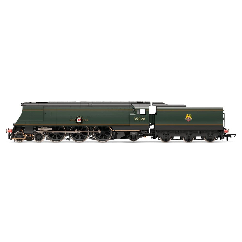 Hornby OO Scale BR Merchant Navy - Late BR Green - 35028 Clan Line - Steam Generator [R30472SS]