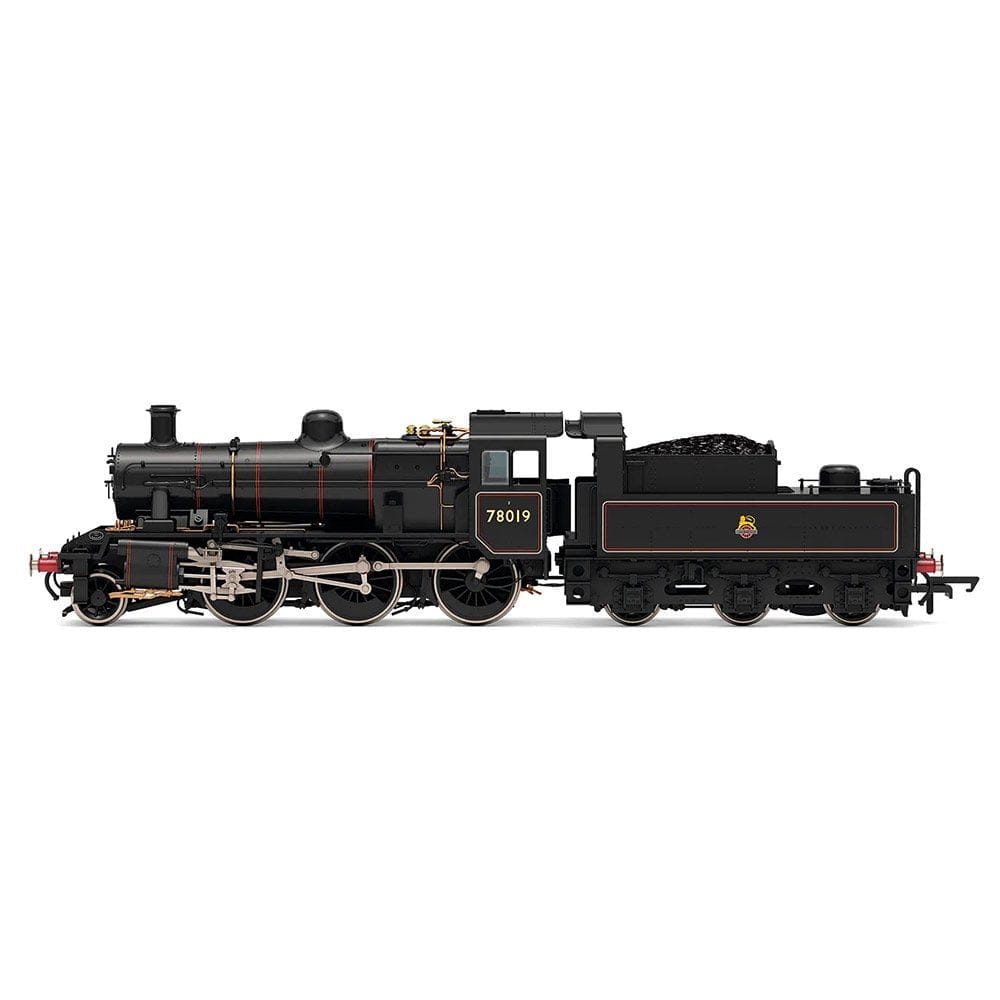 Hornby OO Scale BR Standard 2MT - Early BR - Lined 78019 Steam Loco [R30390]
