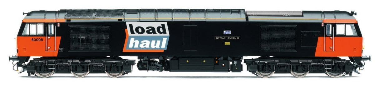 Hornby OO Scale Class 60 Loadhaul 60008 Gypsum Queen II DCC & Sound Fitted [R30354TXS] - Hobbytech Toys