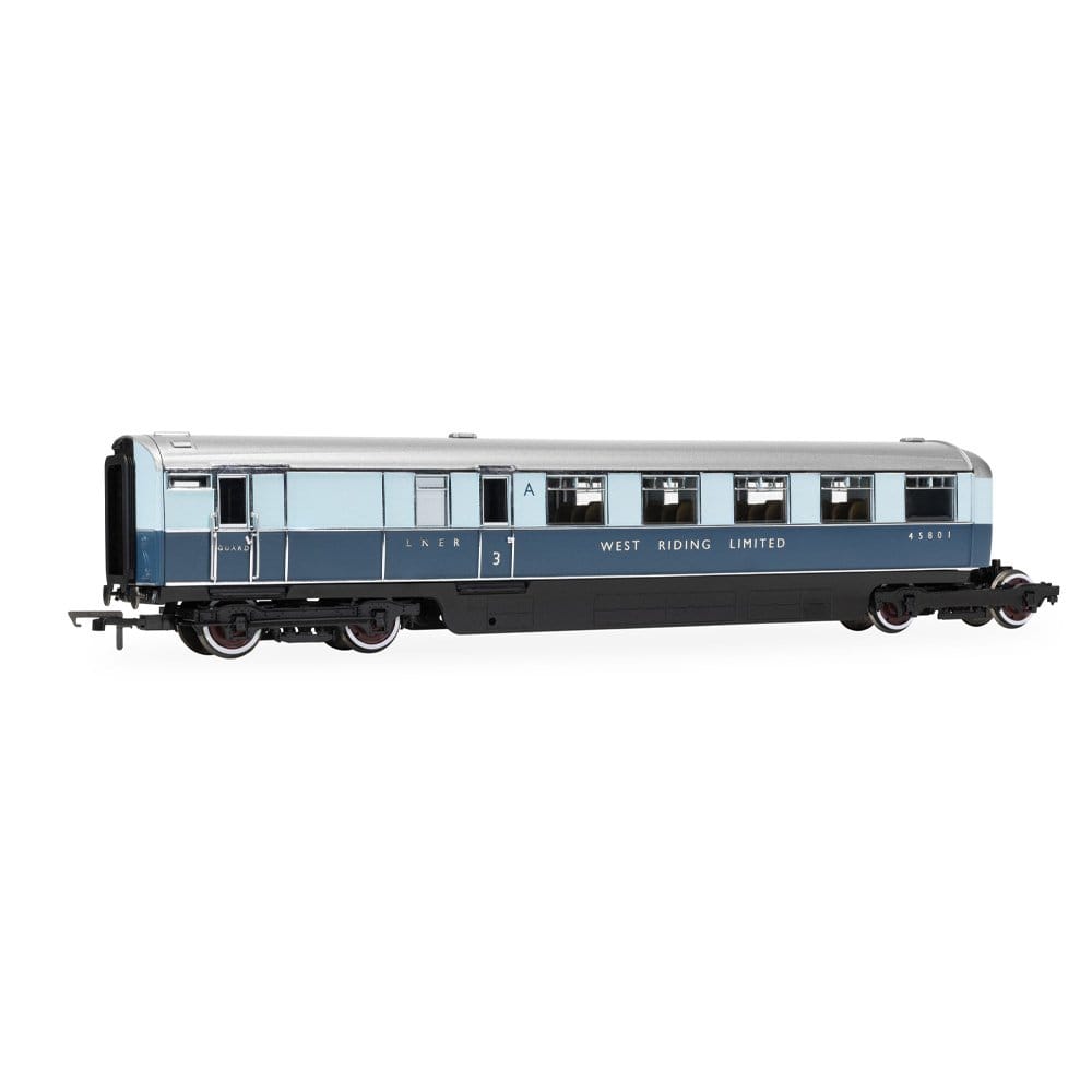 Hornby OO Scale LNER West Riding Limited BRake Third & Kitchen Third Articulated Coach Pack [R40477]