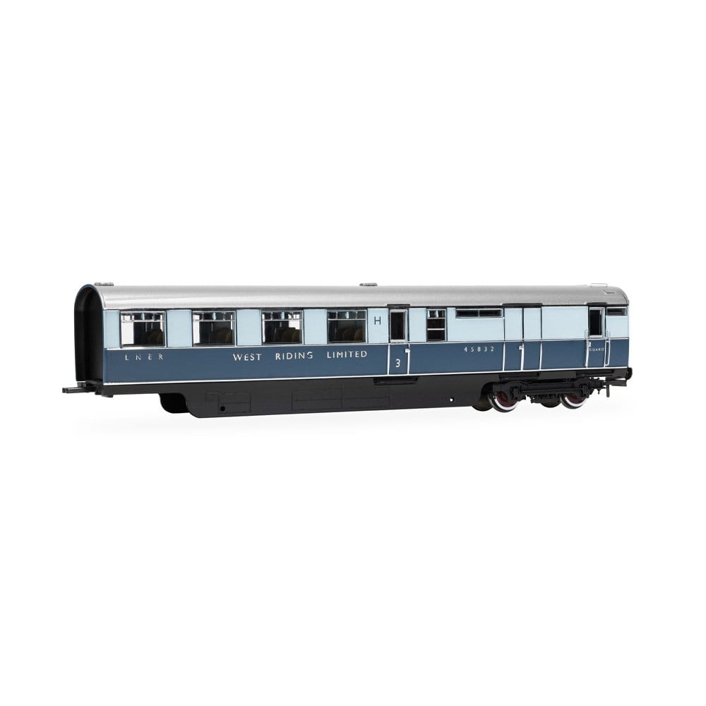 Hornby OO Scale LNER West Riding Limited Open Third & BRake Third Articulated Coach Pack [R40480]