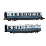 Hornby OO Scale LNER West Riding Limited Open Third & Kitchen Third Articulated Coach Pack [R40479]
