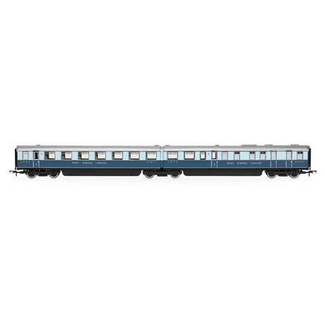 Hornby OO Scale LNER West Riding Limited Open Third & Kitchen Third Articulated Coach Pack [R40479]