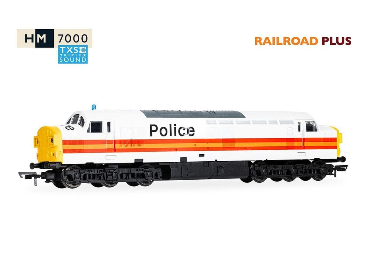 Hornby OO Scale RailRoad - BR - Class 37 - 37093 Police Livery (DCC Sound Fitted) [R30435TXS]