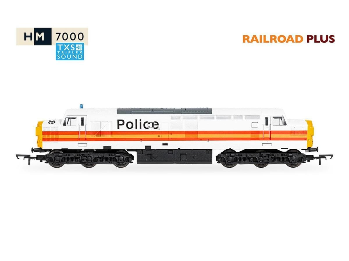 Hornby OO Scale RailRoad - BR - Class 37 - 37093 Police Livery (DCC Sound Fitted) [R30435TXS]