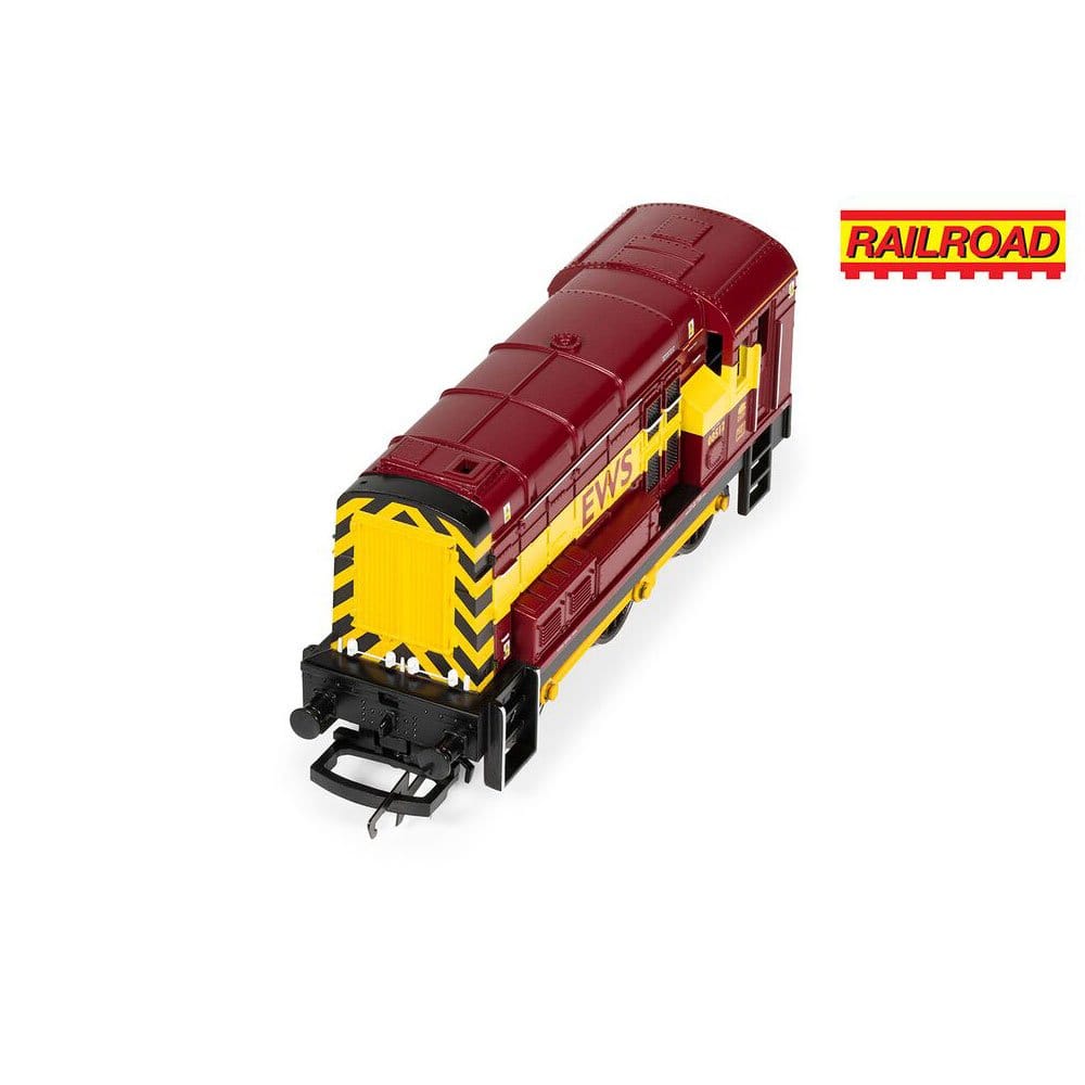 Hornby OO Scale Railroad: Class 08 - EWS - 08512 Diesel Locomotive [R30430]