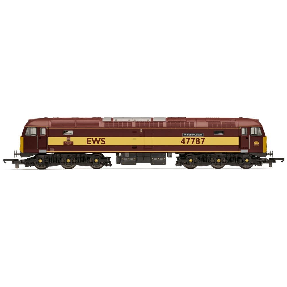 Hornby OO Scale Railroad EWS Class 47 Windsor Castle 47787 [R30541]