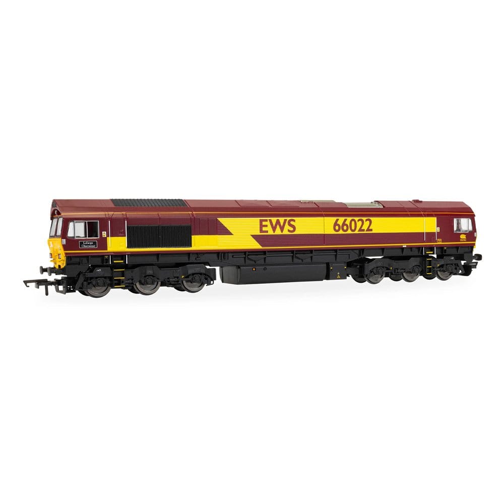 Hornby OO Scale RailRoad EWS - Class 66 - Lafarge Charnwood 66022 [R30532]