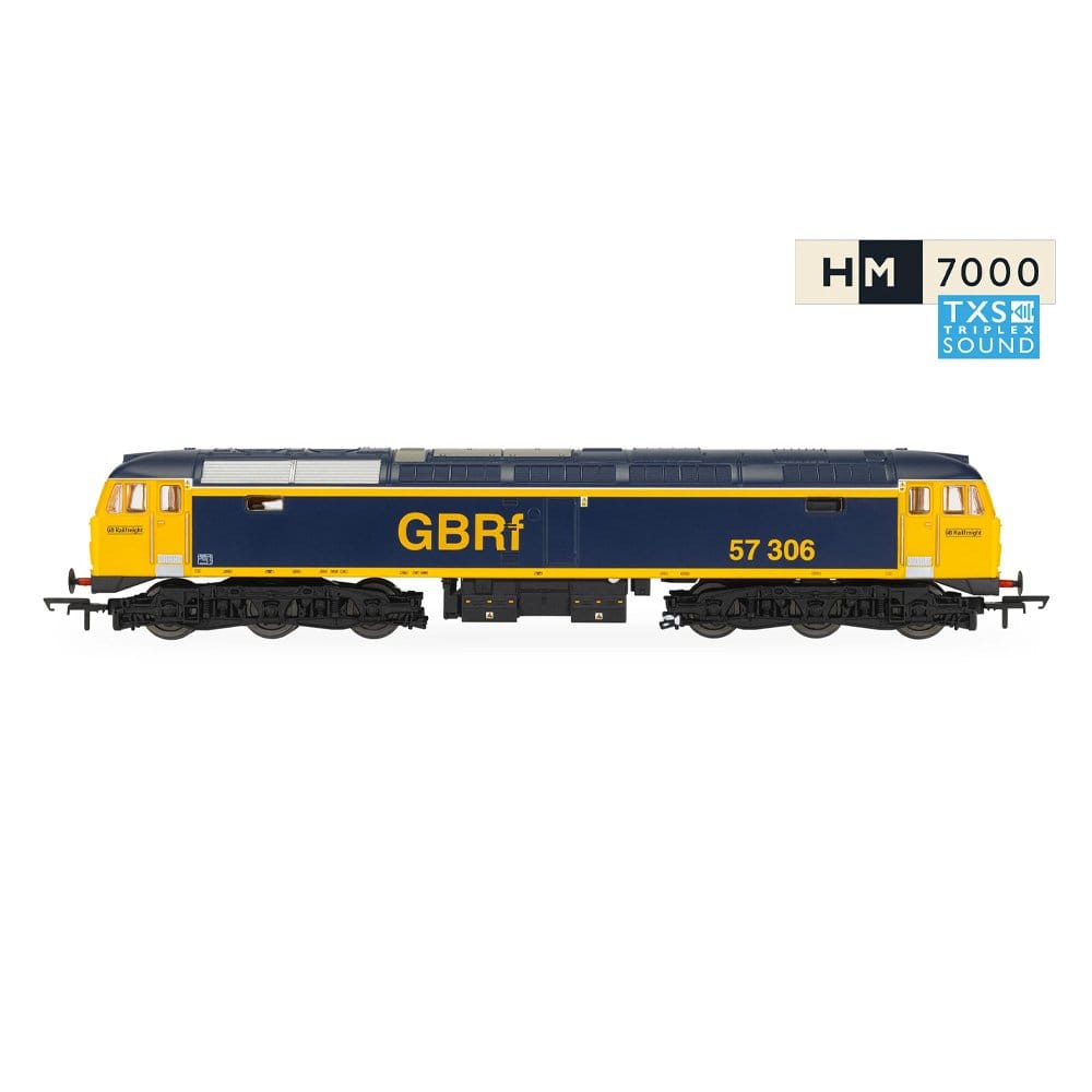 Hornby OO Scale Railroad GBRF Class 57 57306 - Sound Fitted [R30441TXS]