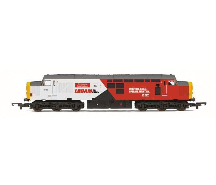 Hornby OO Scale RailRoad - Loram - Class 37 - An Comunn Gaidhealach 37418 (DCC Sound Fitted) [R30436TXS]