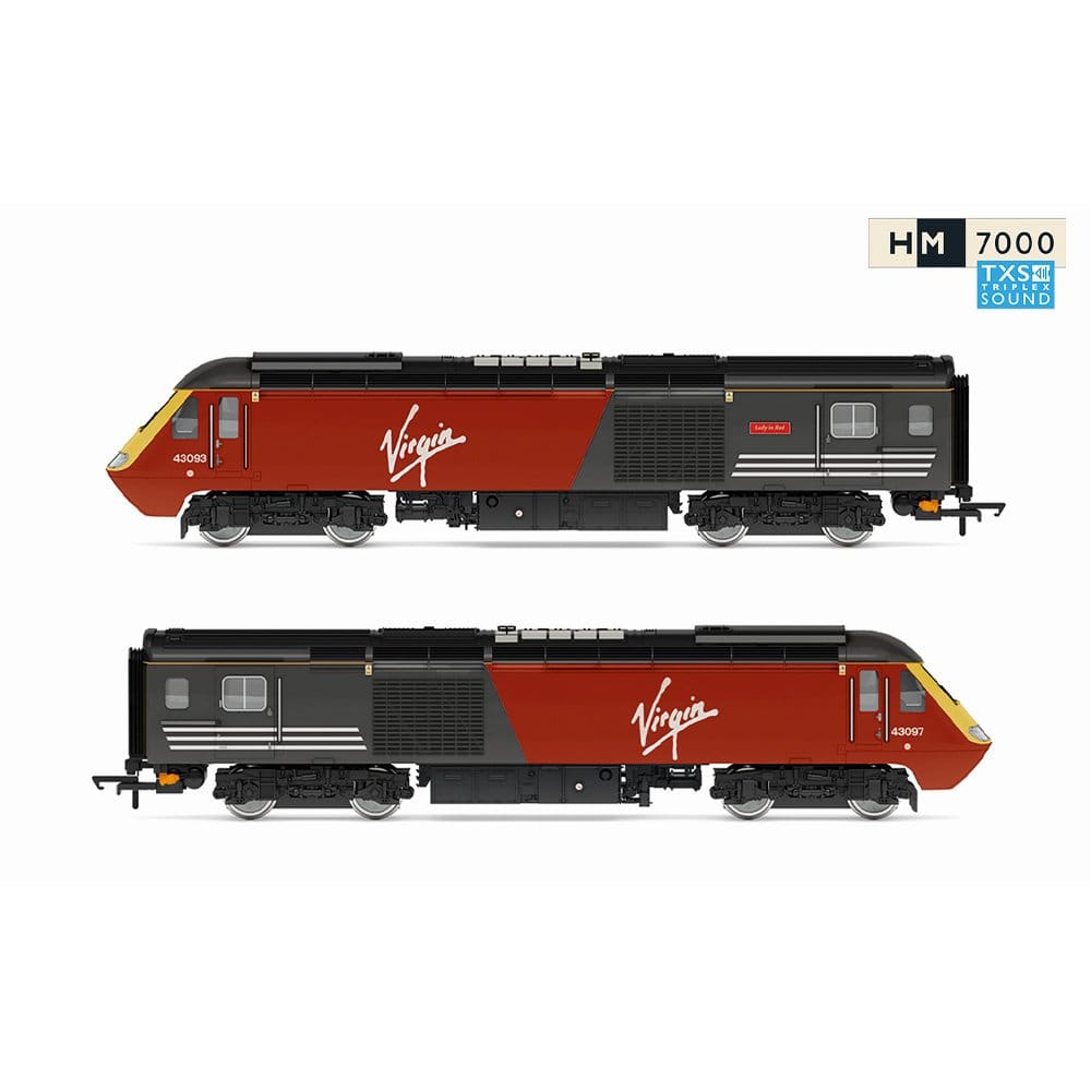 Hornby OO Scale Virgin Class 43 HST Lady In Red Train Pack - Sound Fitted [R30463TXS]