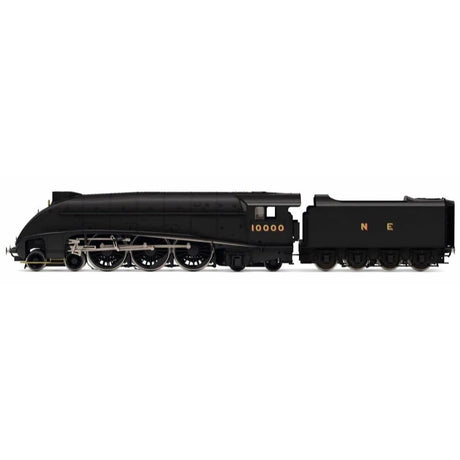 Hornby R30124 OO Scale LNER W1 Class Hush Hush Streamlined 4 - 6 - 4 10000 - Era 3 - Hobbytech Toys