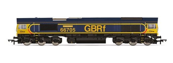 Hornby R30334 OO Scale GBRF Class 66 Co - Co 66705 Golden Jubilee - Era 9 - Hobbytech Toys