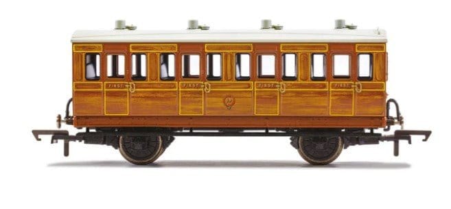Hornby R40414 OO Scale Low CR 4 Wheel Coach (4 Door) 1st Class - Era 2 - Hobbytech Toys
