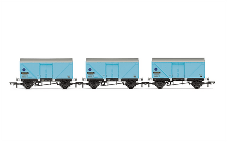 Hornby R60115 OO Scale 12T Fish Van Three Pack BR - Hobbytech Toys