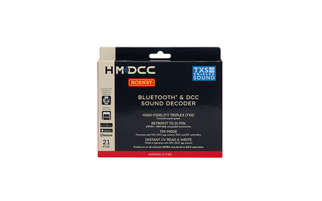 Hornby R7322 OO Scale HM7000 - 21TXS Bluetooth & DCC Sound Decoder - 21Pin - Hobbytech Toys