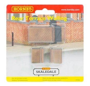 Hornby R7355 OO Scale Front And Right Hand Victorian Terrace House Garden Wall - Hobbytech Toys