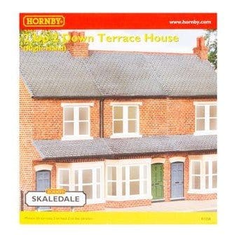 Hornby R7358 OO Scale Right Hand 2 Up - 2 Down Terraced House - Hobbytech Toys