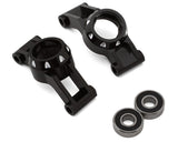Hot Racing Aluminum Axle Carriers for Traxxas Mini Maxx (Black) w/HD Bearings