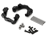 Hot Racing Aluminum Front Caster Blocks for Traxxas Mini Maxx (Black) (2)