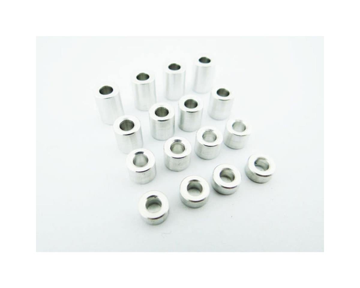 Hot Racing M3 3 - 9mm Aluminum Standoff Spacer Set (16) - Hobbytech Toys