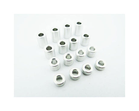 Hot Racing M3 3 - 9mm Aluminum Standoff Spacer Set (16) - Hobbytech Toys