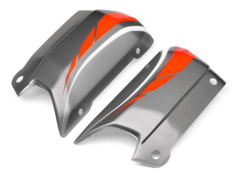 HPI 102230 BAJA 5B BUGGY PAINTED BODY LOWER (GRAY/WHITE/RED)