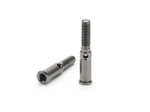 HPI 102909 ALUMINIUM FLUORINE COATED FRONT WHEEL SHAFT (2PCS)