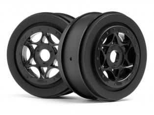 HPI 107384 AH-64 WHEEL BLACK (42X83MM/2PCS)