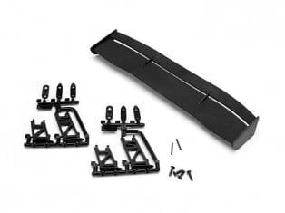 HPI 30093 GT Wing Set Type E 10th Scale Black