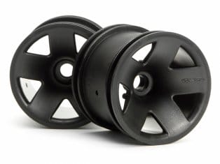 HPI 3041 TYPE F5 TRUCK WHEEL FRONT BLACK