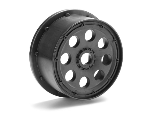 HPI 3332 Outlaw Wheel Gunmetal 120x60mm 4mm Offset 2pcs