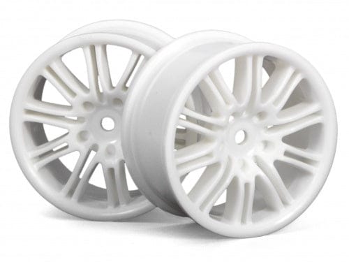 HPI 3770 10 Spoke Motor Sport Wheel 26mm White