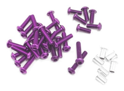 HPI 38066 E10 Aluminium Screw Set Purple